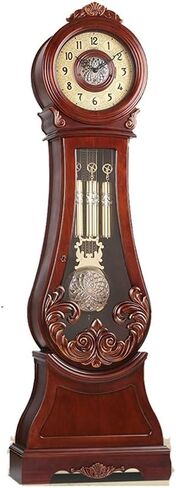Floor Grandstand Clock Retro Standing Clock 12 Musical Songs Mechanical Floor Clock European-Style Living Room Clock Chinese-Style Creative Clock Living Room Clock in Saudi Arabia