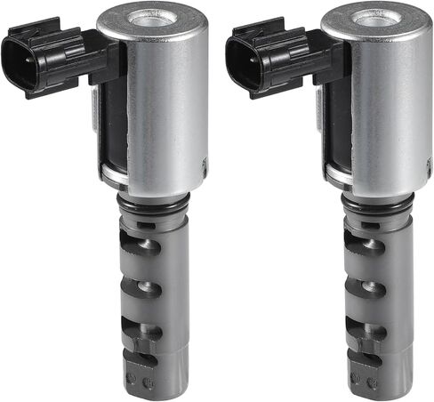 Engine Variable Valve Timing VVT Solenoid, Car Engine Camshaft Oil Control Valve No.10921AA110 for Subaru Legacy 2010-2019 Silver Tone, 2 Pcs in Saudi Arabia