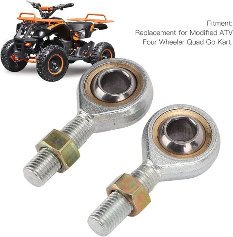 Aramox Tie Rod Ball Joint, 2Pcs Rod End Joint Bearing Left Right M10 Replacement for Modified ATV Four Wheel Quad Kart in Saudi Arabia