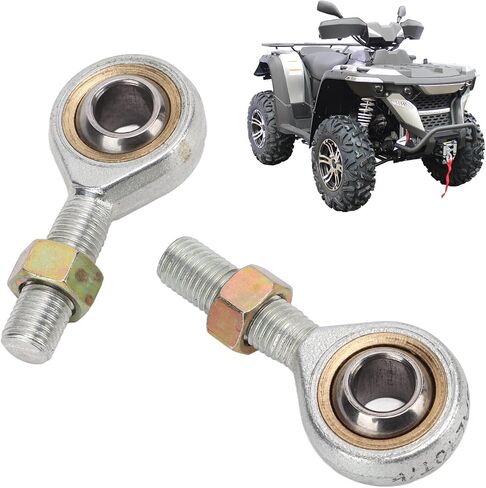 Aramox Tie Rod Ball Joint, 2Pcs Rod End Joint Bearing Left Right M10 Replacement for Modified ATV Four Wheel Quad Kart in Saudi Arabia