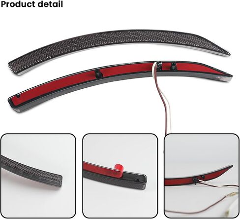 مصابيح LED أمامية لملحقات Can-Am Ryker، قطعتان من مصابيح العجلات السوداء المدخنة مع مصباح حاجز إشارات الانعطاف لإصدارات Ryker 900 و600 وRally 2019-2024 جميع الموديلات in Saudi Arabia
