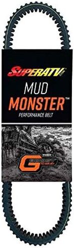 SuperATV Mud Monster CVT Drive Belt Compatible with Polaris Xpedition, Replaces OEM Part # 3211186, Mud-Specific Belt Built for Thousands of Miles of Abuse, Smooth Engagement, See Fitment in Saudi Arabia