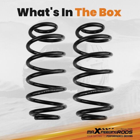 زنبرك خلفي maxpeedingrods مقاس 2 بوصة لسيارة GM SUV 2007-2014، لسيارة Chevy Tahoe/Suburban/Avalanche 1500، لسيارة GMC Yukon/Yukon XL 1500، مجموعة ملفات السقوط in Saudi Arabia