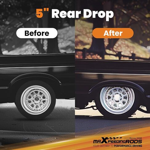 maXpeedingrods 5" Rear Lowering kit for Ford F-150 2015-2020, Drop Flip Kit & Shackles in Saudi Arabia