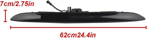 51137074020 غطاء صندوق السيارة الخلفي مقبض قبضة متوافق مع BMW Mini R50 R52 R53 2000-2008 مفتاح الباب الخلفي 51137167530 (كروم) in Saudi Arabia
