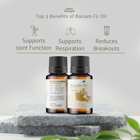 زيت التنوب البلسم العضوي (15 مل) - مباشرة من شريك المزرعة لدينا في كندا - الزيوت العطرية للمنزل أو المرطب أو العلاج العطري | درجة علاجية نقية in Kuwait