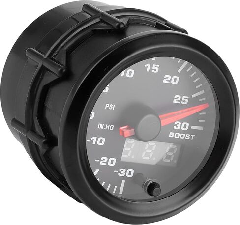 Turbo Boost Gauge, Auto Meter, 2in/52mm Universal 7 Colors Led Turbo Boost Meter Psi Pressure Gauge Digital Display Pointer in Saudi Arabia