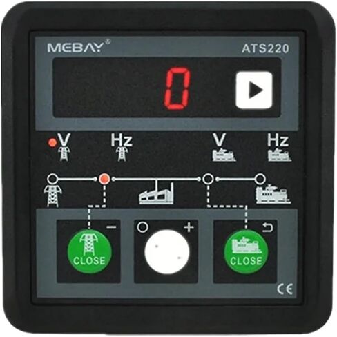 ATS220 Genset ATS Switch Controller Automatic Manual LED Display Generator Control Switch Module Panel in Saudi Arabia