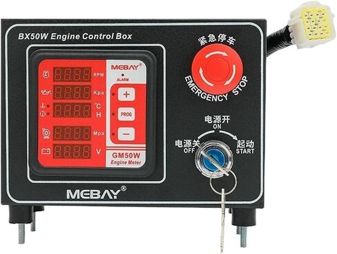BX50W مضخة مياه ديزل محرك رقمي متر وحدة تحكم بالمولد صندوق GM50W أجزاء مولد عداد رقمي متعدد الوظائف (BX50W) in Saudi Arabia