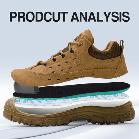 Steel Toe Shoes for Men Work Shoe for Men Industrial Construction Safety Shoes Sneakers in Saudi Arabia