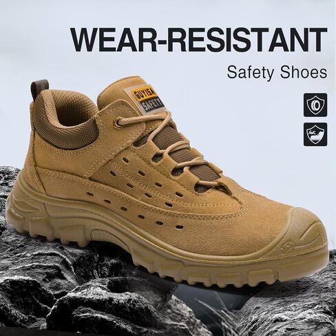 Steel Toe Shoes for Men Work Shoe for Men Industrial Construction Safety Shoes Sneakers in Saudi Arabia