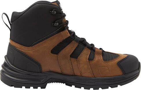 Helly-Hansen Oslo Hiker Mid Aluminum Toe Work Boots for Men - Lightweight Leather & Ripstop with Cushion Midsoles & Slip-Resistant Outsoles, EH Rated in Saudi Arabia