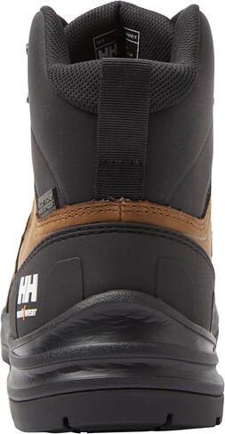 Helly-Hansen Oslo Hiker Mid Aluminum Toe Work Boots for Men - Lightweight Leather & Ripstop with Cushion Midsoles & Slip-Resistant Outsoles, EH Rated in Saudi Arabia