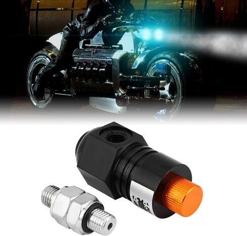 Universal Motorcycle AntiLock Brake System Antilock Accessory Kit Aluminum Alloy Screw Brake Caliper Assist ABS System(black) in Saudi Arabia