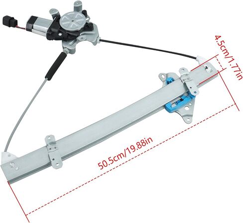 labwork 751-986 Front Left Driver Side Power Window Regulator with Motor Replacement for Mitsubishi Outlander 2003-2006 in Saudi Arabia