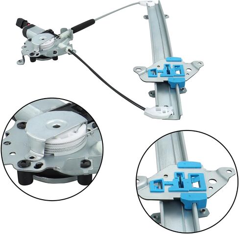 labwork 751-986 Front Left Driver Side Power Window Regulator with Motor Replacement for Mitsubishi Outlander 2003-2006 in Saudi Arabia