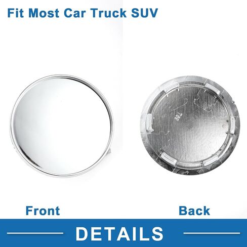 4pcs Universal Wheel Center Hub Cap Durable 69mm 2.72" Outside Diameter Vehicle Hub Covers Car Plastic Chrome Silver Tone in Saudi Arabia