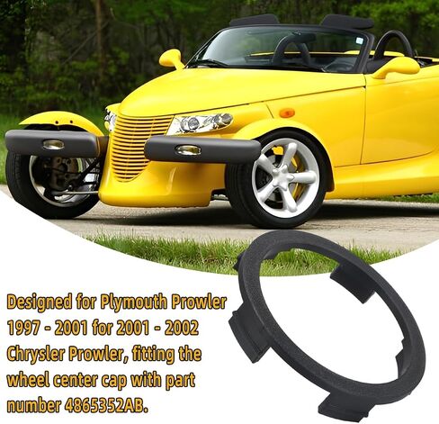 Repair Ring for 1997-2001 Plymouth Prowler for 2001-2002 Chrysler Prowler 1 Wheel Center Cap Hubcap 4865352AB in Saudi Arabia