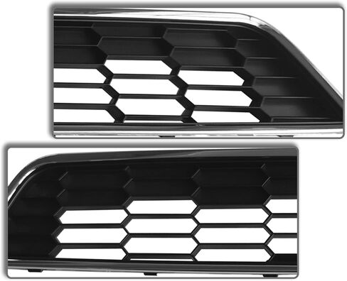 PartsFlow Grille Compatible With 2012-2016 Chevrolet Chevy Sonic Upper Chrome Frame Trim Shell W/Black Insert Grill in Saudi Arabia