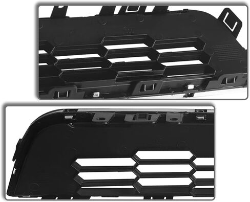 PartsFlow Grille Compatible With 2012-2016 Chevrolet Chevy Sonic Upper Chrome Frame Trim Shell W/Black Insert Grill in Saudi Arabia