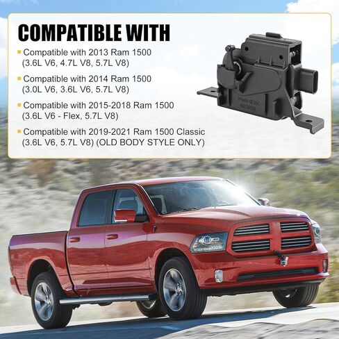 محرك تشغيل مصراع شبكة المبرد النشط متوافق مع 2013-2018 Ram 1500 2019-2021 Ram 1500 Classic 3.0L 3.6L 4.7L 5.7L in Kuwait