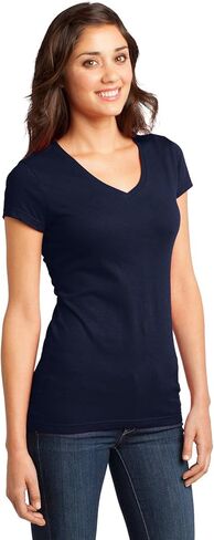 Juniors Very Important Tee V-Neck. DT6501 in Kuwait