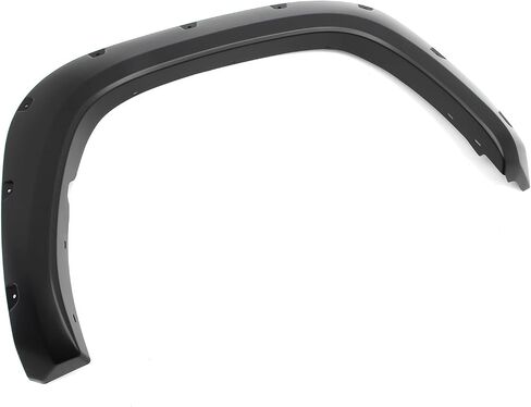 IKON MOTORSPORTS Fender Flares Compatible with 2022-2025 Toyota Tundra All Models, Pocket Style PP Smooth Black Wheel Flare Cover Protector Set, 4 Pcs, Front & Rear in Saudi Arabia