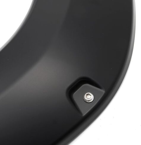 IKON MOTORSPORTS Fender Flares Compatible with 2022-2025 Toyota Tundra All Models, Pocket Style PP Smooth Black Wheel Flare Cover Protector Set, 4 Pcs, Front & Rear in Saudi Arabia