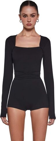 Dolls Kill Open Back Fitted Romper by DARKER WAVS in Saudi Arabia