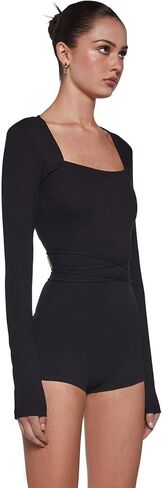 Dolls Kill Open Back Fitted Romper by DARKER WAVS in Saudi Arabia