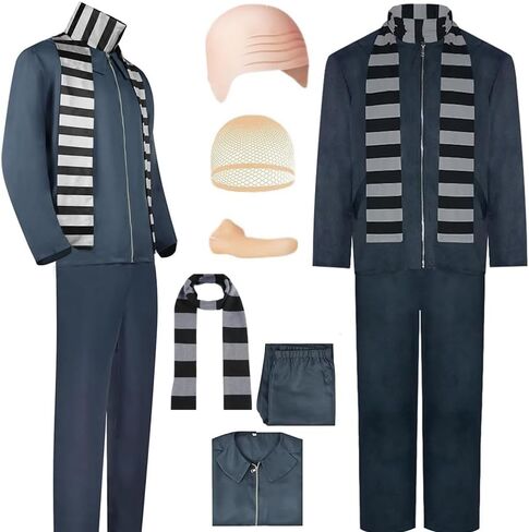 Men Costume Outfit Uniform Men Coat Pants Full Set Halloween in Saudi Arabia
