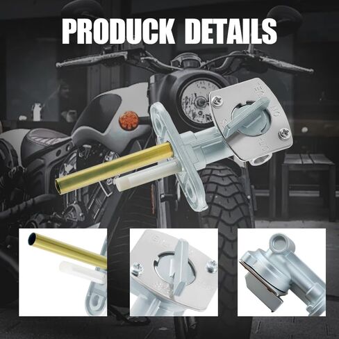 Fuel Tank Petcock Valve, Petcock Fuel Shutoff Valve, Gas Tank Shut Off Switch with Gasket, Motorcycles Accessories Gas Switch Line Plug Assembly Compatible with LTZ400, LTZ 250, YFM 600 in Saudi Arabia