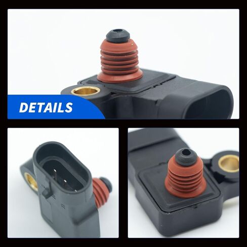 مستشعر الضغط المنوع HiSport 25184081 متوافق مع شيفروليه تشيفي أفيو 2004 2005 2006 2007 2008 2009 2010-2018، Aveo5 2006-2008، Pontiac Wave 2005-2008، Wave5 2005-2007 استبدال AS312 in Saudi Arabia