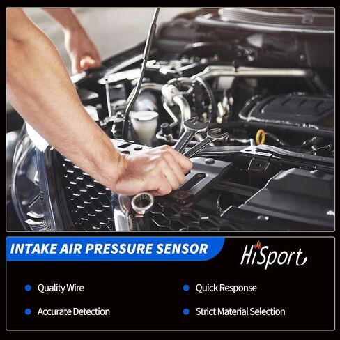 مستشعر الضغط المنوع HiSport 25184081 متوافق مع شيفروليه تشيفي أفيو 2004 2005 2006 2007 2008 2009 2010-2018، Aveo5 2006-2008، Pontiac Wave 2005-2008، Wave5 2005-2007 استبدال AS312 in Saudi Arabia