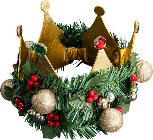 Costume Agent Green Monster Christmas Crown with Ornaments Halloween Costume Cosplay in Saudi Arabia