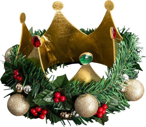 Costume Agent Green Monster Christmas Crown with Ornaments Halloween Costume Cosplay in Saudi Arabia