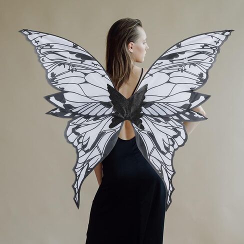 YKW Extra Large Fairy Wings Adult Women 47" Butterfly Costume Tinkerbell Halloween Girls Cosplay Angel Wings in Saudi Arabia