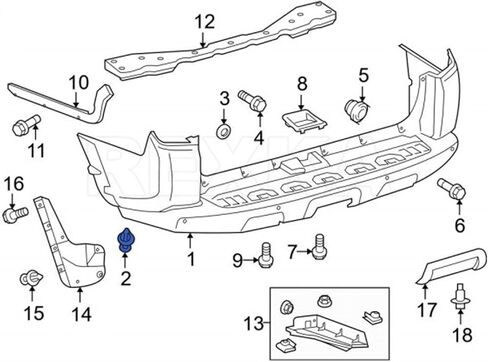 Rexka 10pcs Bumper & Engine Under Cover Push-Type Retainer Clips for Toyota Lexus 90467-09227 4Runner Prius Rav4 Sienna CT200h GX460 HS250h is NX RC in Saudi Arabia