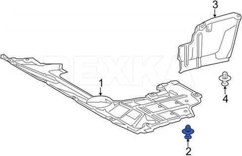 Rexka 10pcs Bumper & Engine Under Cover Push-Type Retainer Clips for Toyota Lexus 90467-09227 4Runner Prius Rav4 Sienna CT200h GX460 HS250h is NX RC in Saudi Arabia
