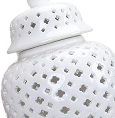 Generic 2 قطعة جرة الزنجبيل السيراميك الخزف جرة زهرة زهرية ديكور المعبد الجرار in Saudi Arabia