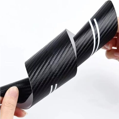 4PCS Carbon Fiber Door Sill Protector for Mitsubishi Lancer Anti-Scratch Threshold Guard Stickers Interior Easy Install Entry Guards Accessories in Saudi Arabia