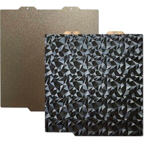 JUUPINE Upgraded 257x257mm H1H Build Plate for Bambu Lab A1 X1 X1C X1E P1P P1S, Double Sided Textured Flake+Galaxy Spring Steel Sheet Flexible Plate for Bambu Lab 3D Printers in Kuwait
