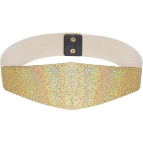 Glamorstar Women Wide Corset Belt Elastic Stretchy Waist Belt for Dresses in Saudi Arabia