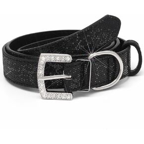Glitter Belt Women Sparkly Belt Shiny Disco Belts Waist Accessories for Jeans Dress in Kuwait