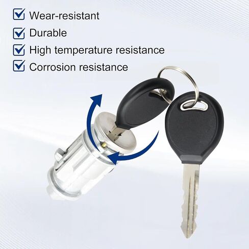 ID46 Chip Ignition Switch Lock Cylinder Assembly with 2 Keys Fit for Honda Accord 2008-2011 CR-V 2007-2011 FIT 2009-2011 Odyssey 2009-2011 CIVIC 2006-2011 Replace 35100-SDA-A71 06350-SAA-G30 in Saudi Arabia