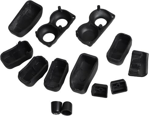 Black Motorcycle Hand Control Switch Housing Button Caps Fit for Harley Touring Road King Electra Street Glide Ultra Limited FLHT FLHX FLHR 2014-2023 in Saudi Arabia