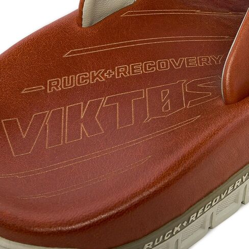 صندل VIKTOS الرجالي Ruck Recovery XC من الجلد خفيف الوزن كاجوال للاستخدام الخارجي مع وسادة قدم EVA قابلة للتشكيل الحراري in Kuwait