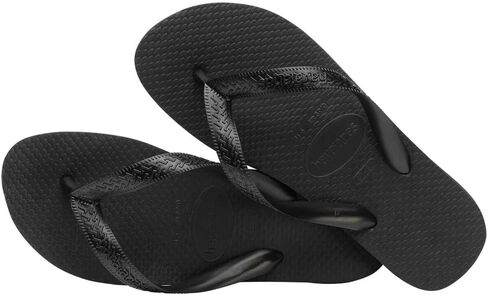 Havaianas Men's Color Flip Flops - Spring & Summer Style Sandals, Black, 13 in Saudi Arabia