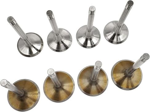 8PCS Exhaust Intake Valves For 1993 1994 1995 1996 1997 1998 1999 2000 2001 2002 2003 2004 2005 2006 Audi Vw Golf Beetle Jetta Cabrio 2.0L SOHC 8V T101087 037-109-601 037-109-611B in Saudi Arabia