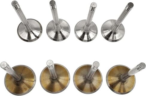 8PCS Exhaust Intake Valves For 1993 1994 1995 1996 1997 1998 1999 2000 2001 2002 2003 2004 2005 2006 Audi Vw Golf Beetle Jetta Cabrio 2.0L SOHC 8V T101087 037-109-601 037-109-611B in Saudi Arabia